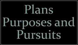 Plans, Purposes, and Pursuits